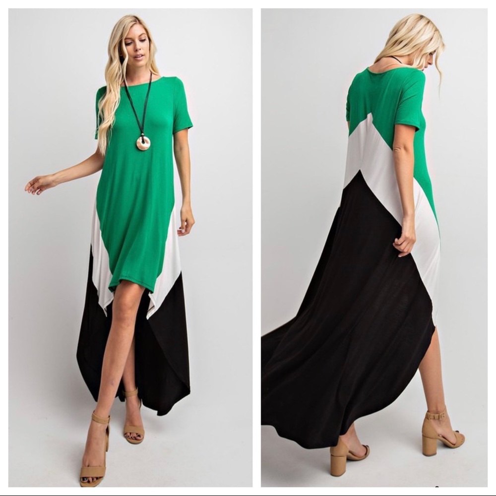 Color Block Maxi